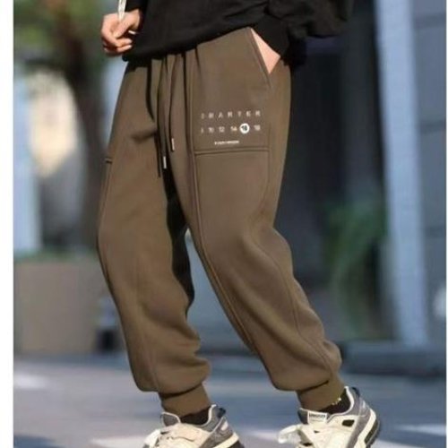 Штаны спорт Delfinka (116-140) 88210 brown (зима) Delfinka 88210 brown