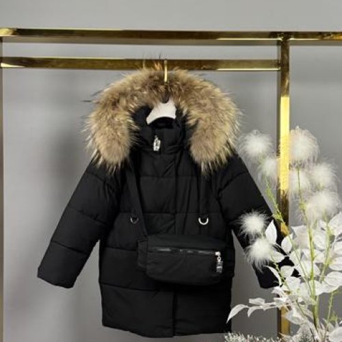 Куртка Delfinka (110-134) 9618 black (зима) Delfinka 9618 black