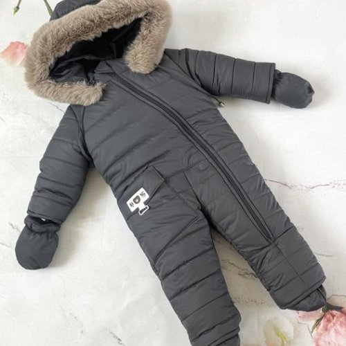 Комбинезон Moda school (68) 8462 d.grey (зима) Moda school 8462 d.grey