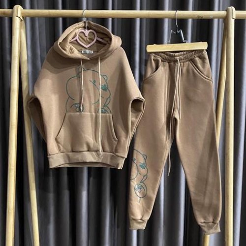 Костюм спорт SunnyTot (116-128) S102 brown (зима) SunnyTot S102 brown