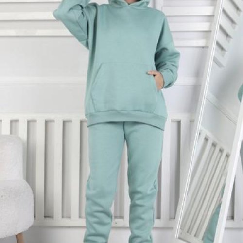 Костюм спорт SunnyTot (140-164) S129 l.green (зима) SunnyTot S129 l.green
