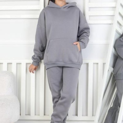 Костюм спорт SunnyTot (140-164) S131 grey (зима) SunnyTot S131 grey