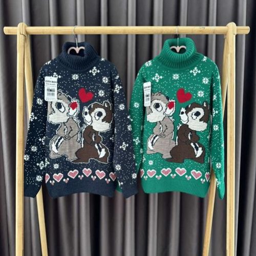 Свитер SunnyTot (5-10) S194 green (зима) SunnyTot S194 green