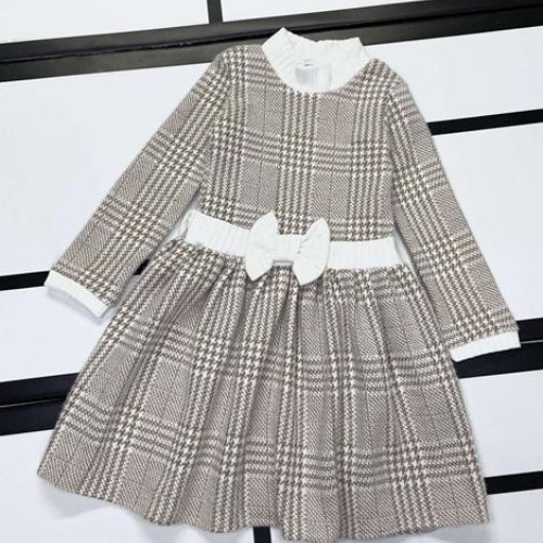 Платье Kosmy (110-128) 574 beige-white (зима) Kosmy 574 beige-white