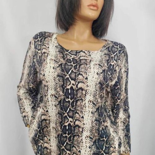 Свитер LIDA (XL-4XL) 7664 brown (деми) LIDA 7664 brown