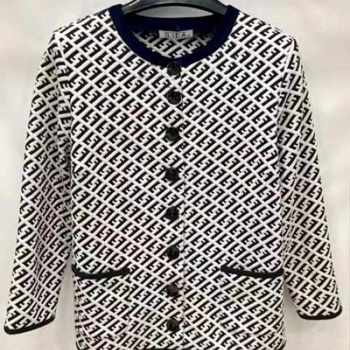 Кофта LIDA (52-62) 9336 white-black (деми) LIDA 9336 white-black