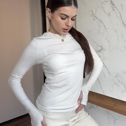 Свитер Arina (42-48) 1677 white (зима) Arina 1677 white