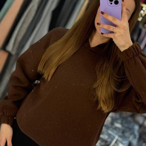 Свитер Arina (42-48) 1681 brown (зима) Arina 1681 brown