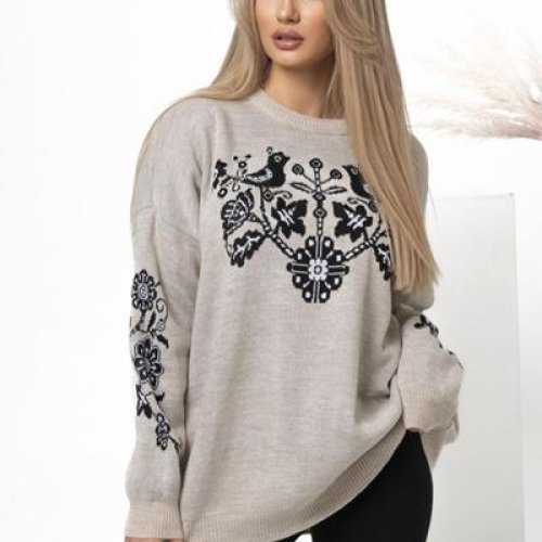 Свитер Global (42-48) GL69 beige (деми) Global GL69 beige