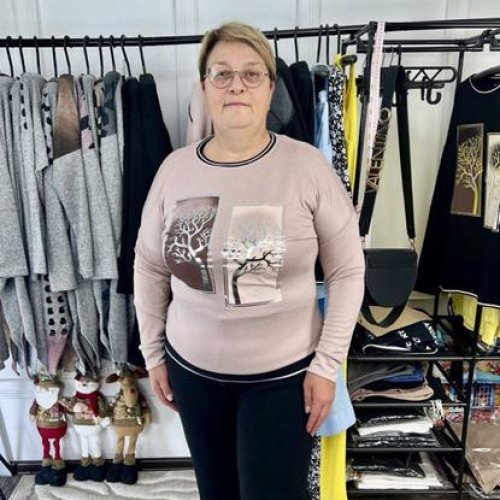 Свитер Global (XL-3XL) GL77 beige (деми) Global GL77 beige