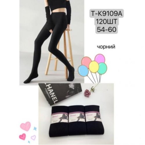 Колготы Redoor (54-60) K9109A black (деми) Redoor K9109A black