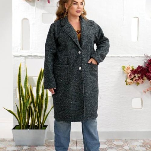 Пальто Romeo life (50-60) 99-3 d.grey (деми) Romeo life 99-3 d.grey