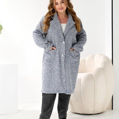 Пальто Romeo life (50-60) 99-5 grey (деми) Romeo life 99-5 grey