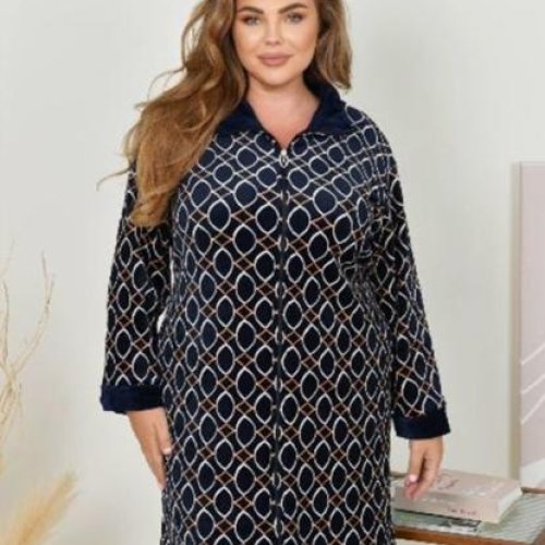 Халат Romeo life (58-66) RL901-W2 navy (деми) Romeo life RL901-W2 navy