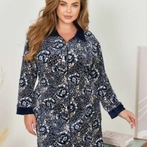 Халат Romeo life (58-66) RL901-W6 grey (деми) Romeo life RL901-W6 grey