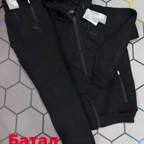 Костюм спорт Alex Clothes (2XL-6XL) 13041 black (зима) Alex Clothes 13041 black