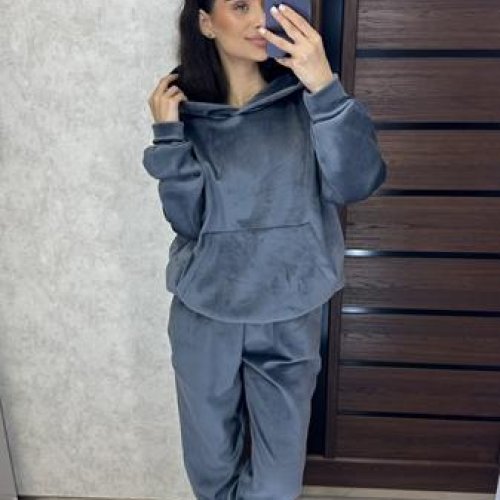 Костюм спорт Valentina (42-46) VL102 grey (зима) Valentina VL102 grey