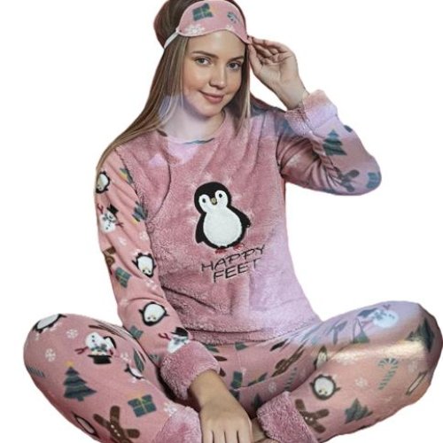 Пижама HomeWear (M-2XL) H121 powder (зима) HomeWear H121 powder