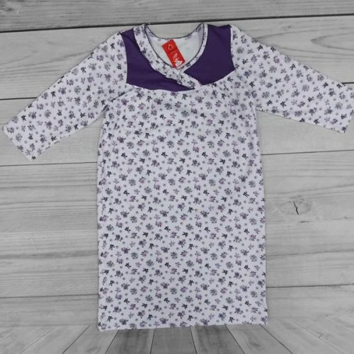 Ночнушка Imlion (48-56) 220 white-violet (зима) Imlion 220 white-violet