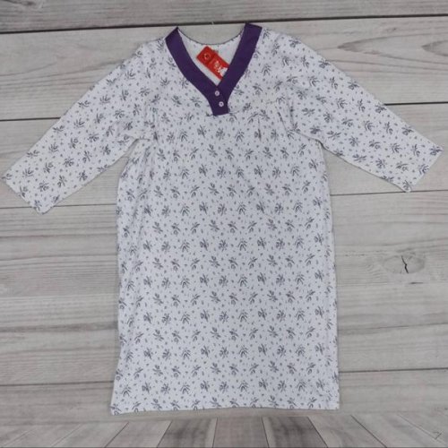 Ночнушка Imlion (48-56) 240 white-violet (зима) Imlion 240 white-violet
