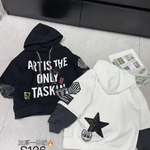 Худи Meloria (120-170) S126 black (зима) Meloria S126 black