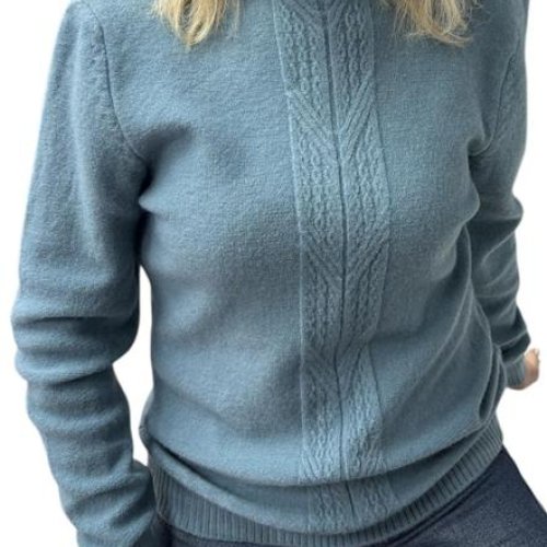 Свитер Elena&Vika (44-48) 24037 l.blue (зима) Elena&Vika 24037 l.blue