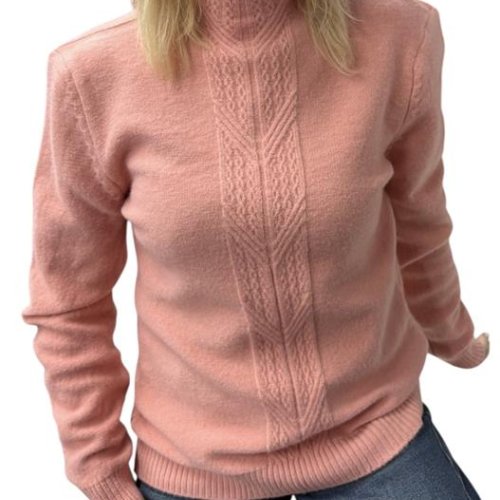 Свитер Elena&Vika (44-48) 24037 pink (зима) Elena&Vika 24037 pink