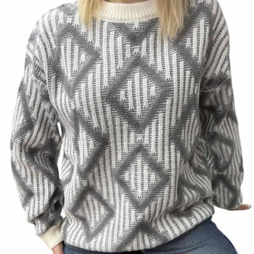 Свитер Elena&Vika (48-56) 25408 grey (зима) Elena&Vika 25408 grey