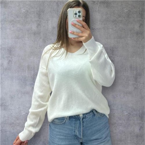 Свитер Elena&Vika (46-52) 25515 white (зима) Elena&Vika 25515 white