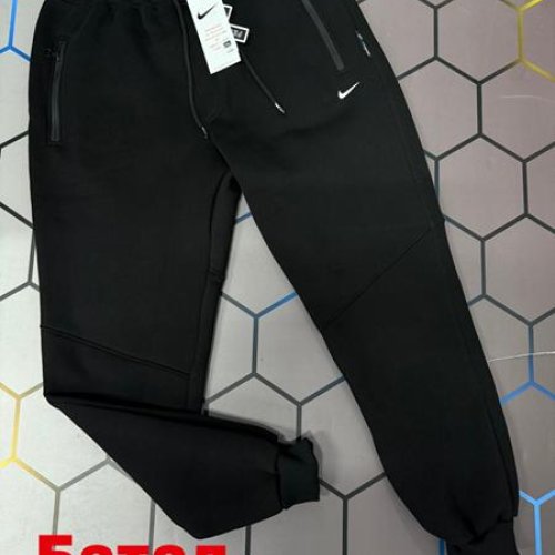 Штаны спорт Alex Clothes (2XL-6XL) 13086 black (зима) Alex Clothes 13086 black