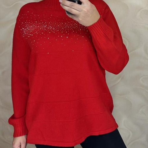 Свитер LeVisha (50-56) 24070 red (зима) LeVisha 24070 red