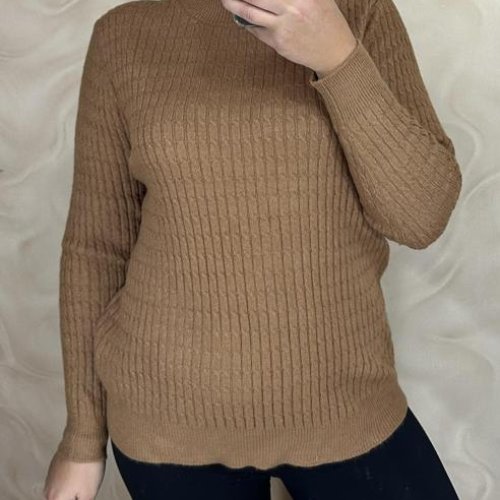 Свитер LeVisha (46-50) 24083 l.brown (зима) LeVisha 24083 l.brown