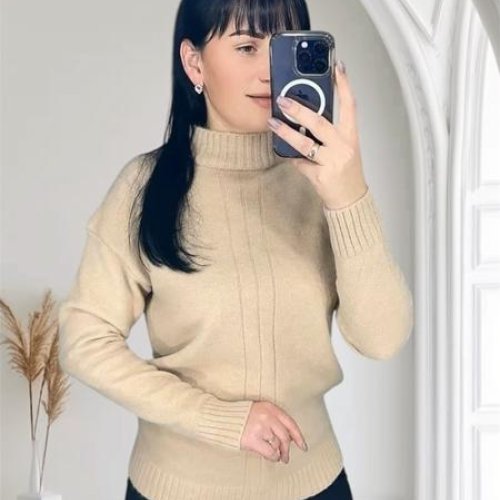 Свитер LeVisha (46-50) 25413 beige (зима) LeVisha 25413 beige