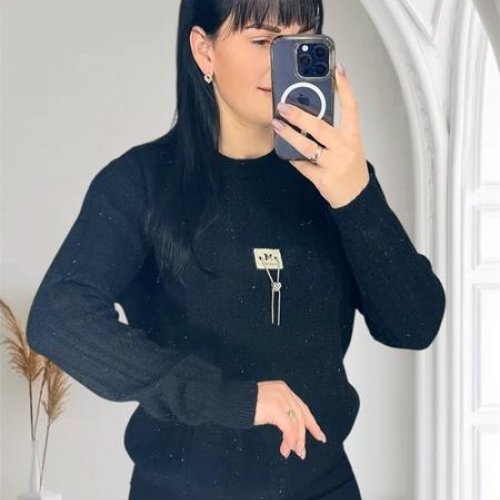 Свитер LeVisha (46-50) 25415 black (зима) LeVisha 25415 black