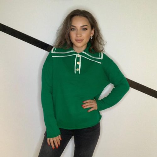 Свитер Modnulya (S-M) 1752 green (зима) Modnulya 1752 green