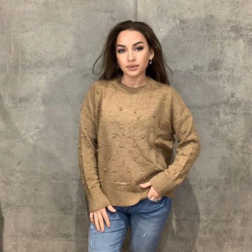 Свитер Modnulya (one size) 1909 beige (зима) Modnulya 1909 beige