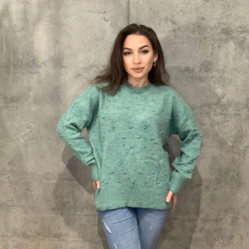 Свитер Modnulya (one size) 1909 green (зима) Modnulya 1909 green