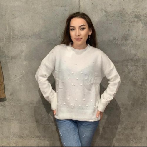 Свитер Modnulya (one size) 1909 white (зима) Modnulya 1909 white