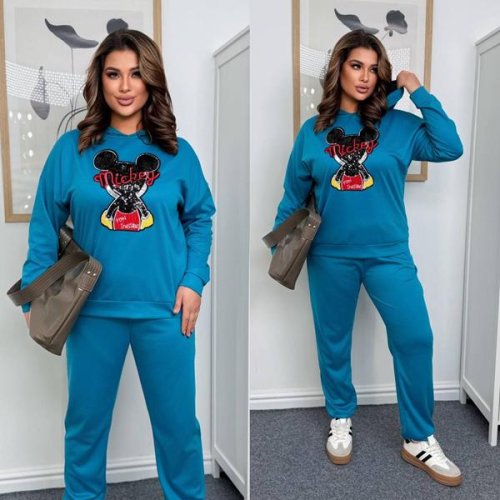 Костюм спорт Modnulya (46-60) 7847-1 blue (деми) Modnulya 7847-1 blue