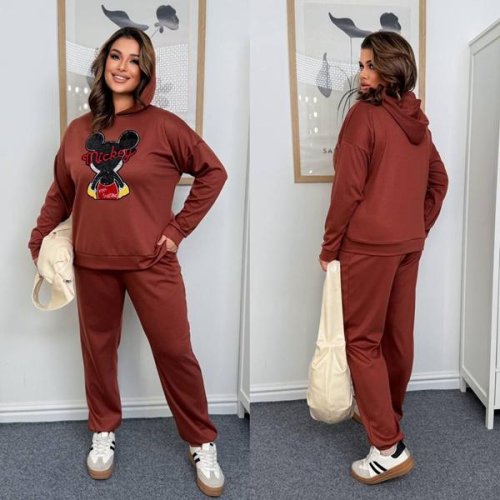 Костюм спорт Modnulya (46-60) 7847-1 brown (деми) Modnulya 7847-1 brown