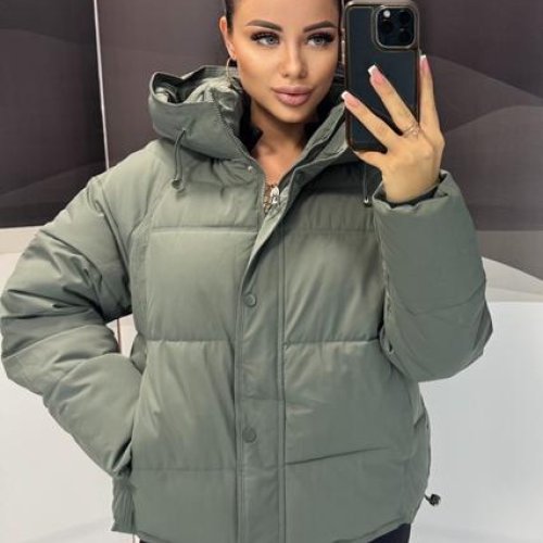 Куртка Modnulya (M-XL) 88160 green (зима) Modnulya 88160 green