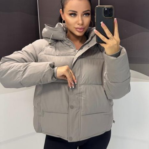 Куртка Modnulya (M-XL) 88160 grey (зима) Modnulya 88160 grey