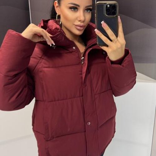 Куртка Modnulya (M-XL) 88160 wine (зима) Modnulya 88160 wine