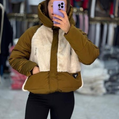 Куртка Modnulya (42-46) 9062 l.brown (зима) Modnulya 9062 l.brown