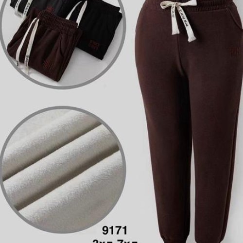 Штаны спорт Modnulya (46-54) 9171 mix (зима) Modnulya 9171 mix