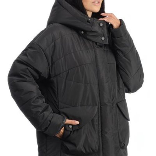 Куртка Modnulya (44-50) MD223 black (зима) Modnulya MD223 black