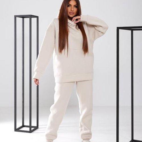 Костюм спорт Modnulya (M-2XL) MD232 l.beige (зима) Modnulya MD232 l.beige
