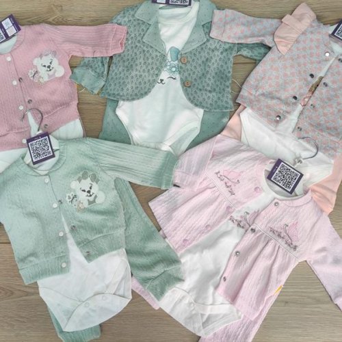 Костюм Emir kids (0.3-0.9) 785 green листья (деми) Emir kids 785 green листья