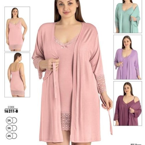 Комплект Cotpark (2XL-4XL) 16211B pink (деми) Cotpark 16211B pink