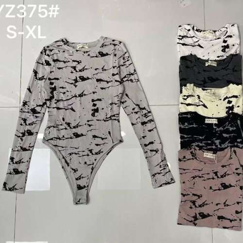 Боди Modnulya (S-XL) YZ375 black (деми) Modnulya YZ375 black